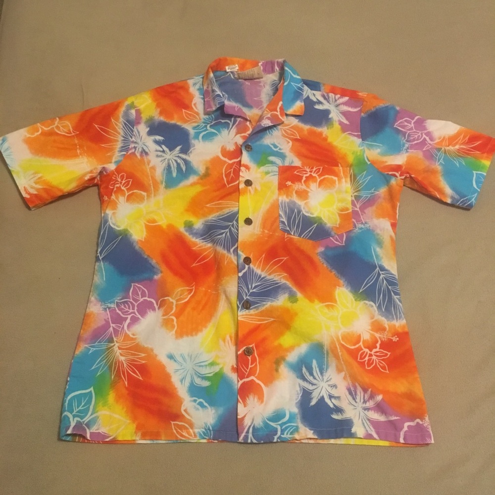 Maui Trading Co Hawaiian Shirt Medium